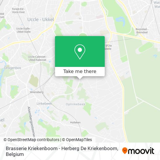 Brasserie Kriekenboom - Herberg De Kriekenboom map