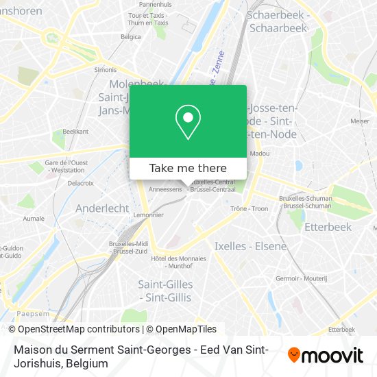 Maison du Serment Saint-Georges - Eed Van Sint-Jorishuis map