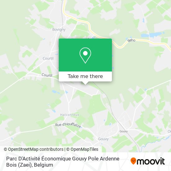 Parc D'Activité Économique Gouvy Pole Ardenne Bois (Zaei) map