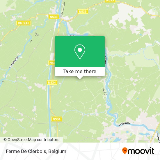 Ferme De Clerbois plan