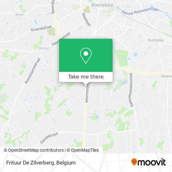 Frituur De Zilverberg map