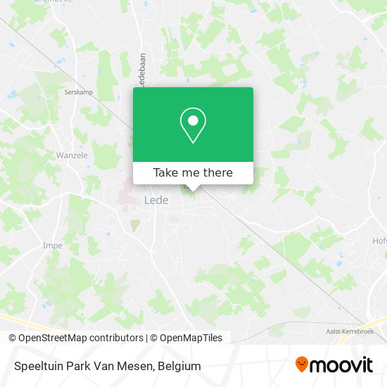 Speeltuin Park Van Mesen map