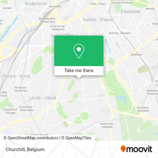 Churchill map