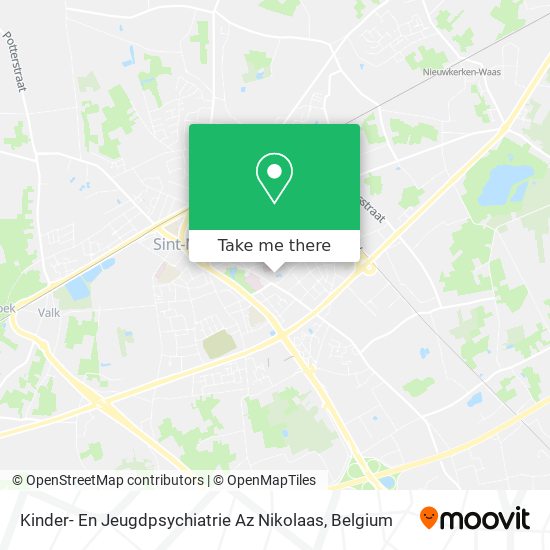 Kinder- En Jeugdpsychiatrie Az Nikolaas map