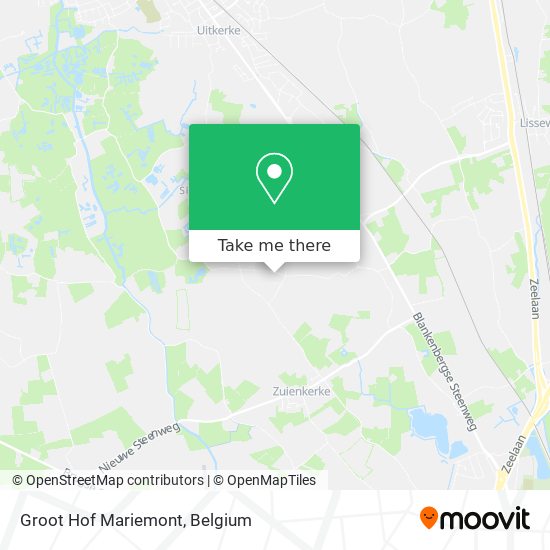 Groot Hof Mariemont map