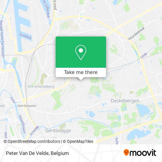 Peter Van De Velde map