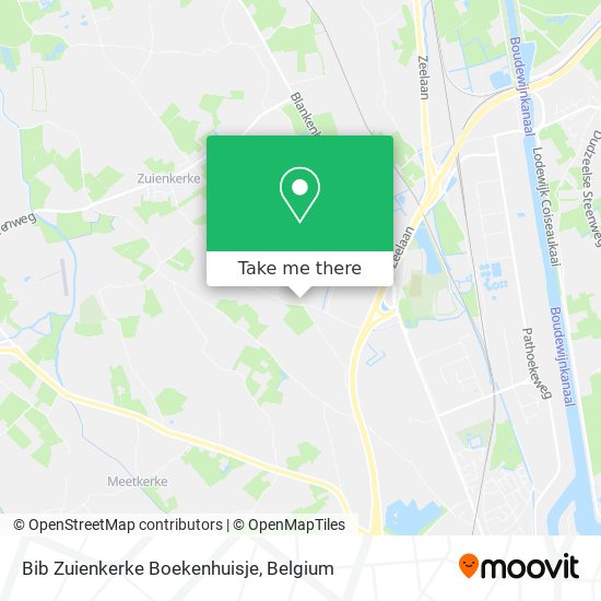 Bib Zuienkerke Boekenhuisje map