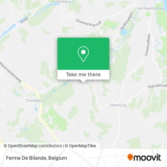 Ferme De Bilande map