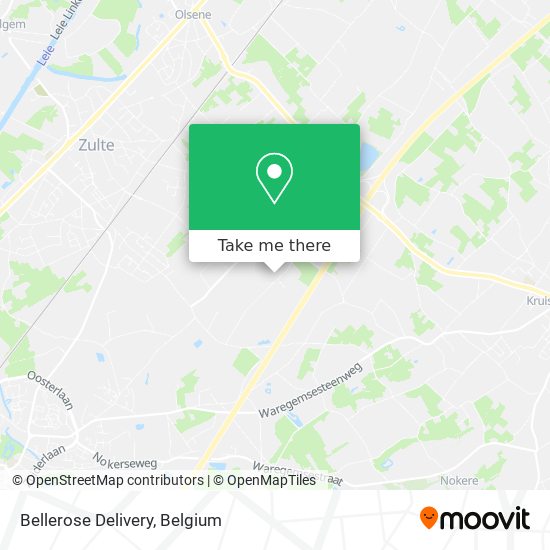 Bellerose Delivery map