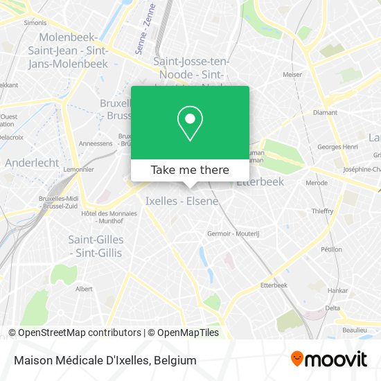 Maison Médicale D'Ixelles map