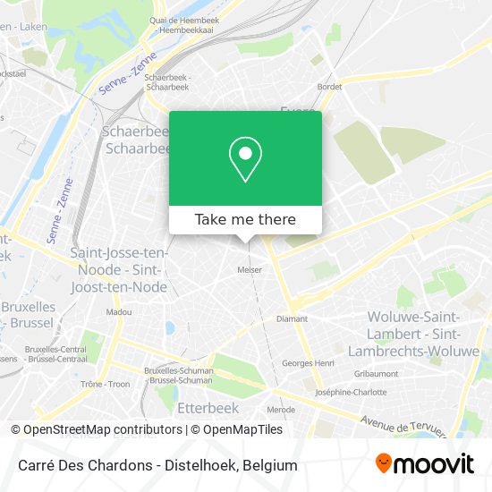 Carré Des Chardons - Distelhoek map