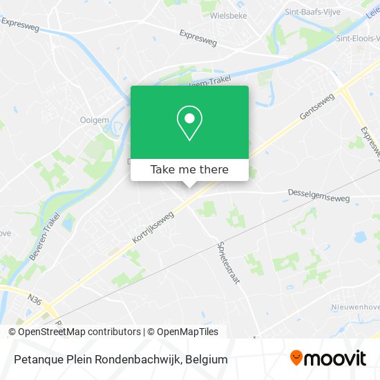 Petanque Plein Rondenbachwijk plan