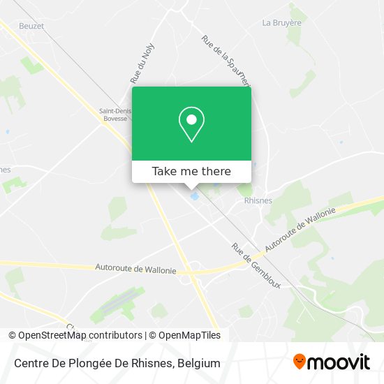 Centre De Plongée De Rhisnes map