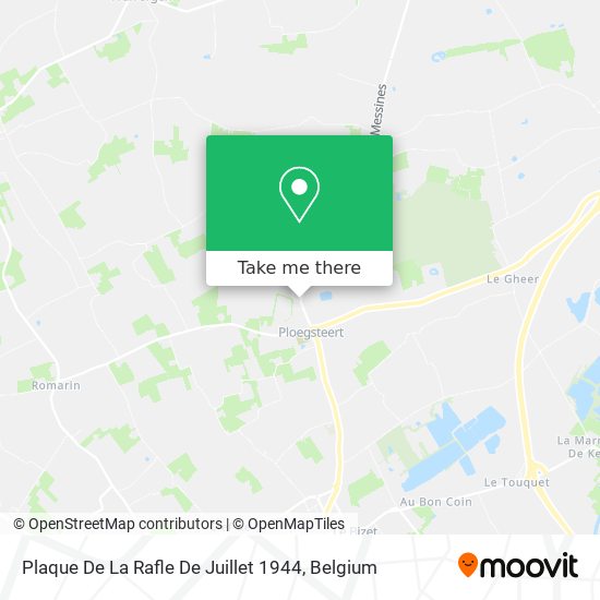 Plaque De La Rafle De Juillet 1944 plan