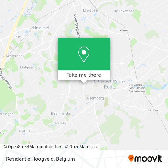 Residentie Hoogveld map