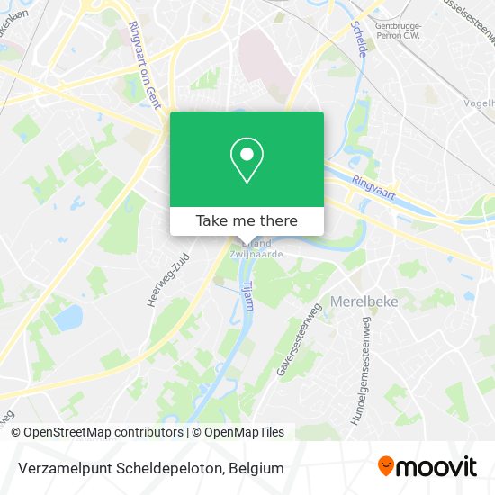 Verzamelpunt Scheldepeloton map