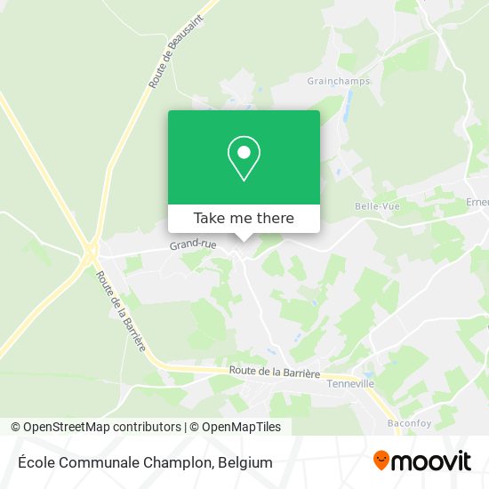 École Communale Champlon map