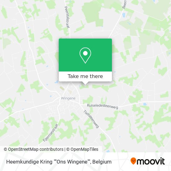 Heemkundige Kring ""Ons Wingene"" map