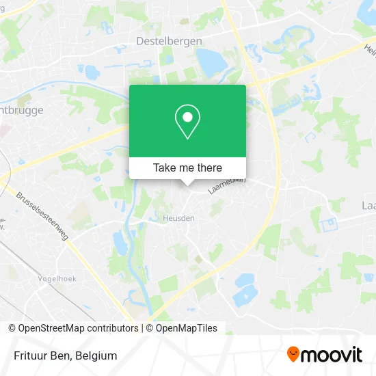 Frituur Ben map