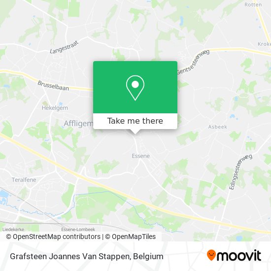 Grafsteen Joannes Van Stappen map