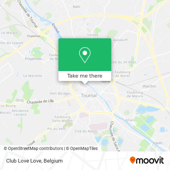 Club Love Love map