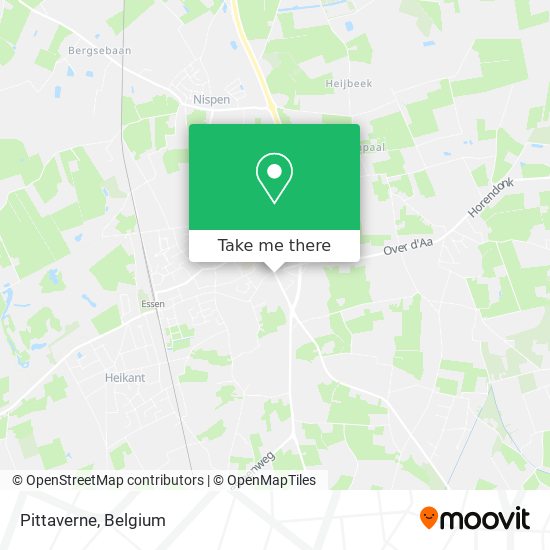 Pittaverne map