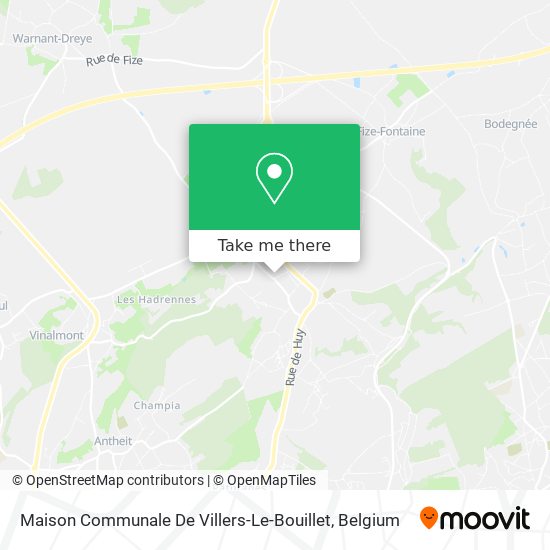 Maison Communale De Villers-Le-Bouillet map