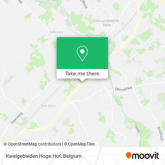 Kwelgebieden Hoge Hof plan