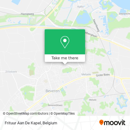 Frituur Aan De Kapel map