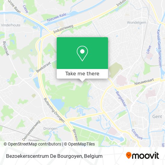 Bezoekerscentrum De Bourgoyen plan