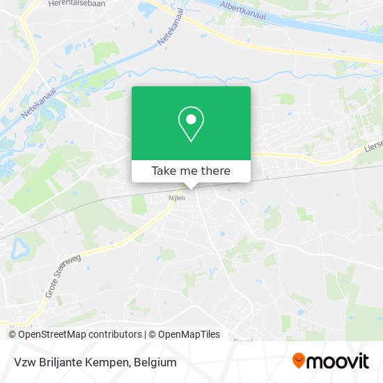 Vzw Briljante Kempen map