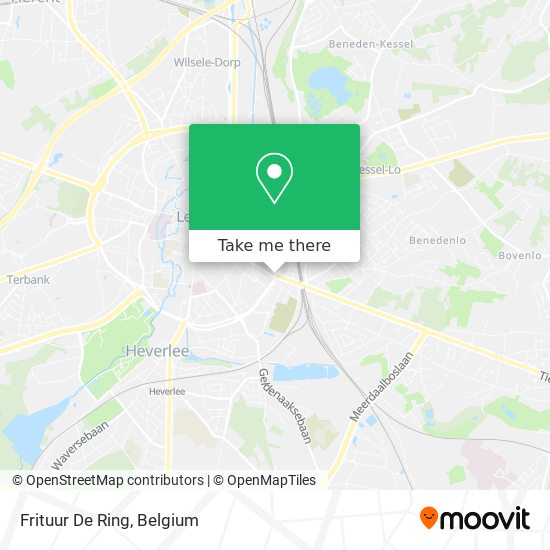 Frituur De Ring plan