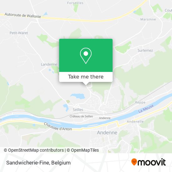 Sandwicherie-Fine map