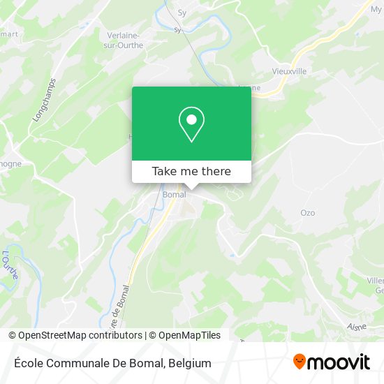École Communale De Bomal plan