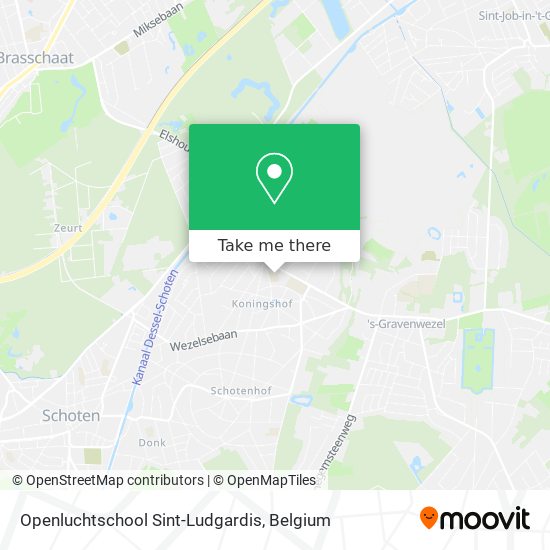 Openluchtschool Sint-Ludgardis plan