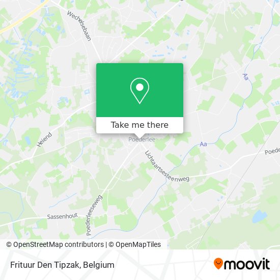 Frituur Den Tipzak map