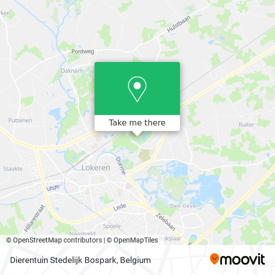 Dierentuin Stedelijk Bospark map