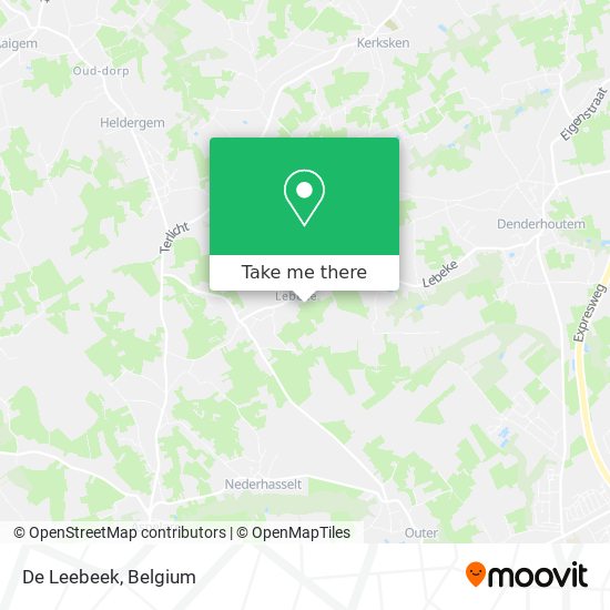 De Leebeek map