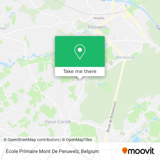 École Primaire Mont De Peruwelz plan
