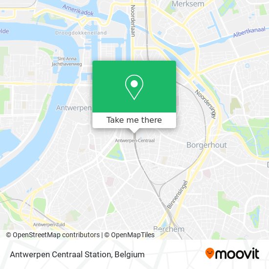 Antwerpen Centraal Station map