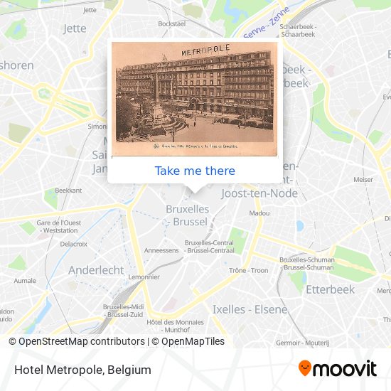 Hotel Metropole plan