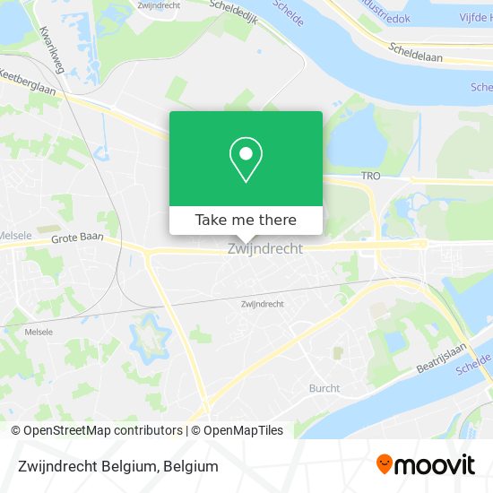 Zwijndrecht Belgium map