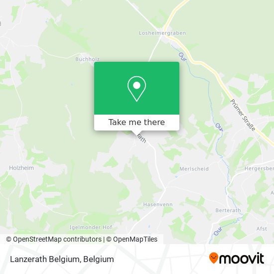 Lanzerath Belgium map