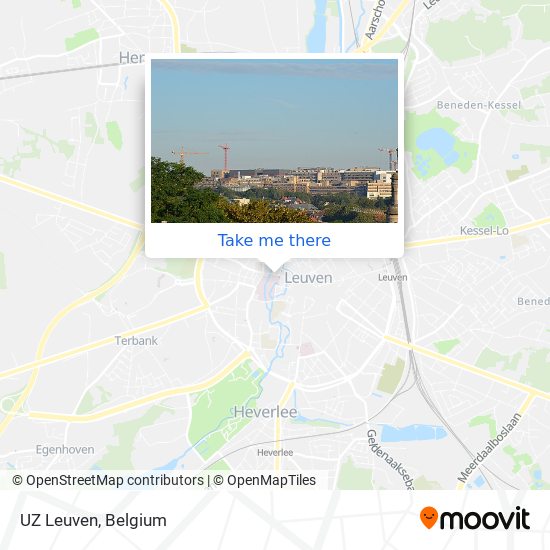 UZ Leuven map