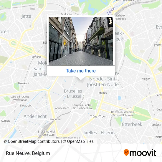 Rue Neuve map