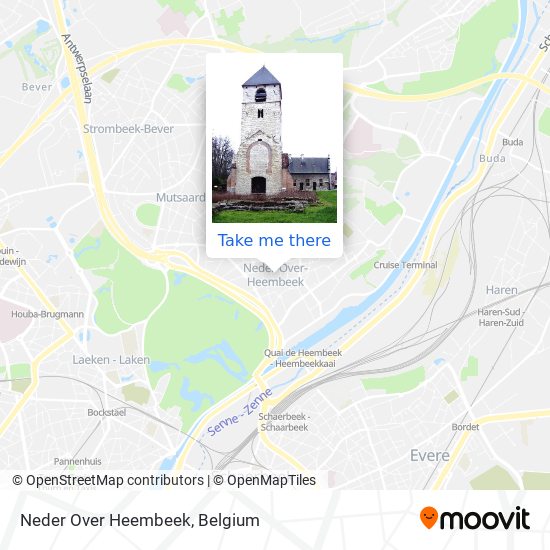 Neder Over Heembeek map