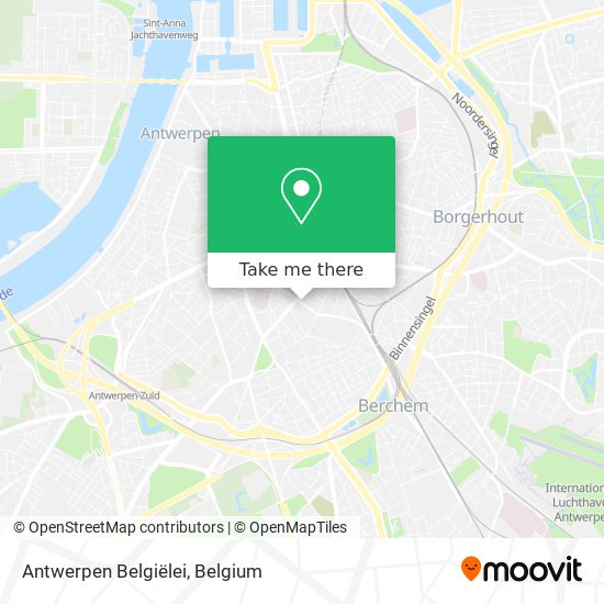 Antwerpen Belgiëlei map