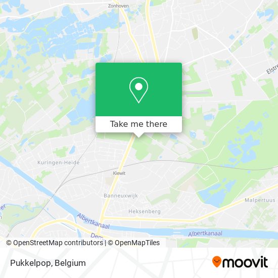 Pukkelpop map