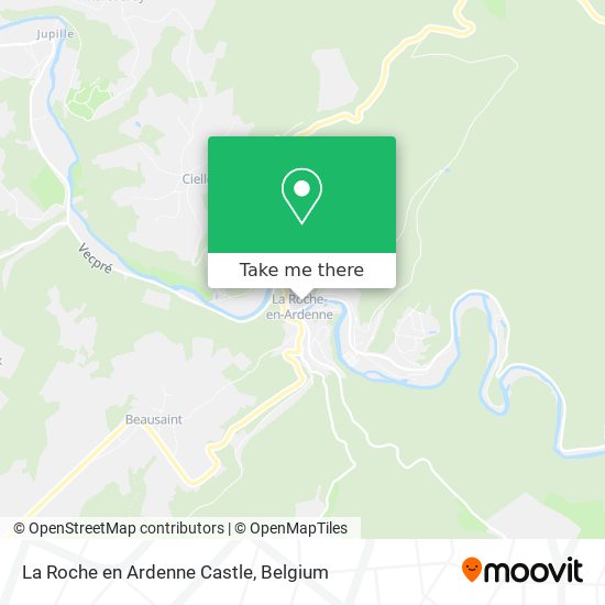 La Roche en Ardenne Castle plan