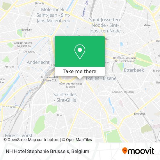 NH Hotel Stephanie Brussels plan